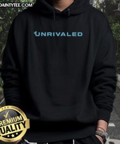 Breanna Stewart and Napheesa Collier in Unrivaled Wordmark Logo Hoodies, showcasing style and team spirit.