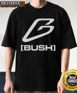 Awesome Bush Gaming Logo T-Shirt featuring a vibrant design for gaming enthusiasts.