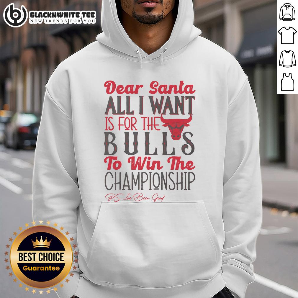 Awesome Chicago Bulls All I Want For Christmas Hoodie Alt Text: Awesome Chicago Bulls All I Want For Christmas Hoodie featuring team logo and festive design, perfect for fans.