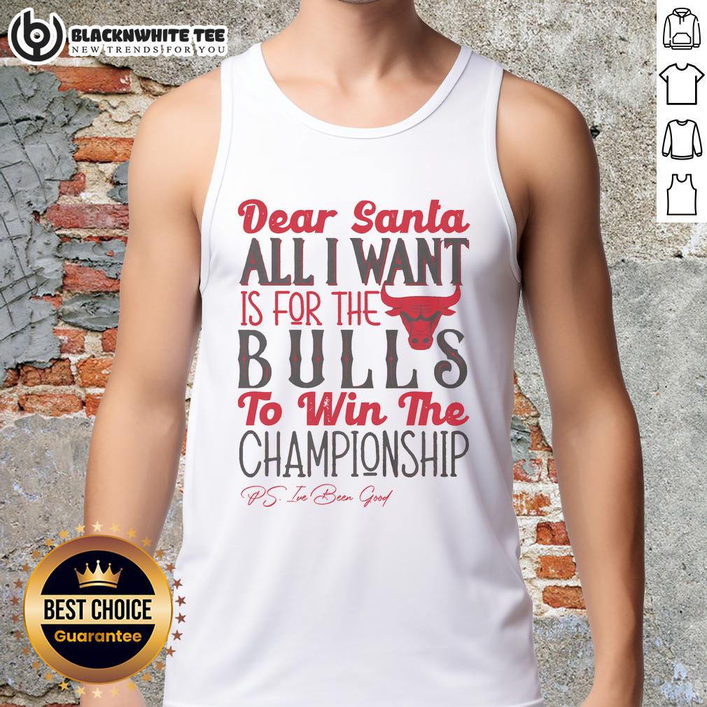 Awesome Chicago Bulls All I Want For Christmas Tank Top Awesome Chicago Bulls All I Want For Christmas tank top featuring festive design and team logo, perfect for fans.