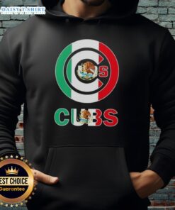 Awesome Chicago Cubs baseball hoodie featuring the Mexican flag design, perfect for fans and stylish game day wear.