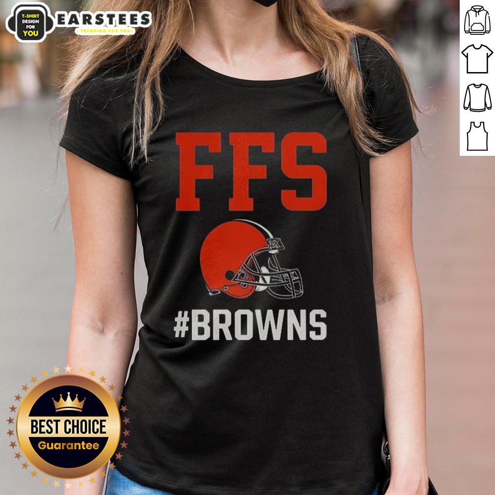 awesome-cleveland-browns-ffs-helmet-ladies-tee Stylish Cleveland Browns FFS helmet ladies tee showcasing team spirit and comfort for female fans.