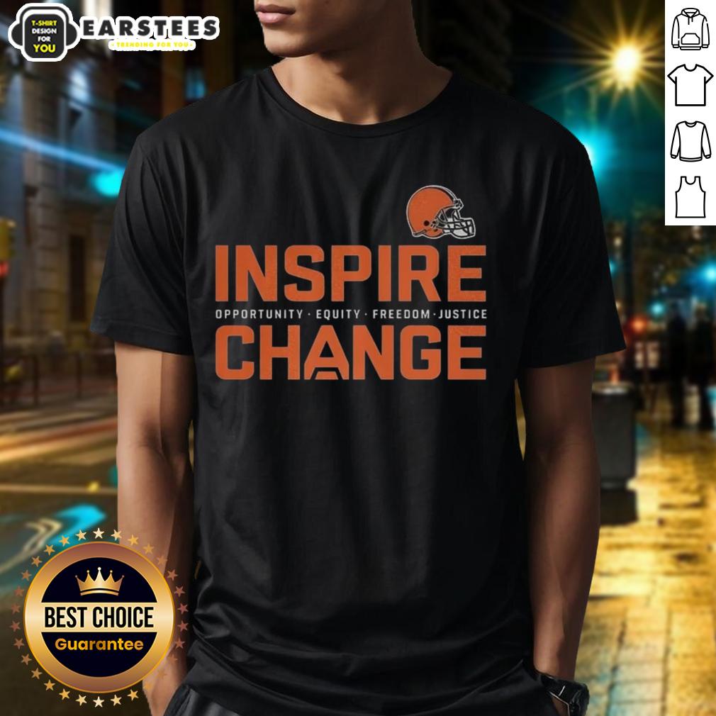awesome-cleveland-browns-inspire-change-inspire-opportunity-equity-freedom-justice-change-football-t-shirt-1 Awesome Cleveland Browns football T-shirt promoting change, opportunity, equity, freedom, and justice.