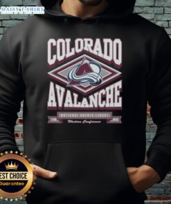 Awesome Colorado Avalanche Heater Hoodie in vibrant team colors, perfect for fans staying warm during games.