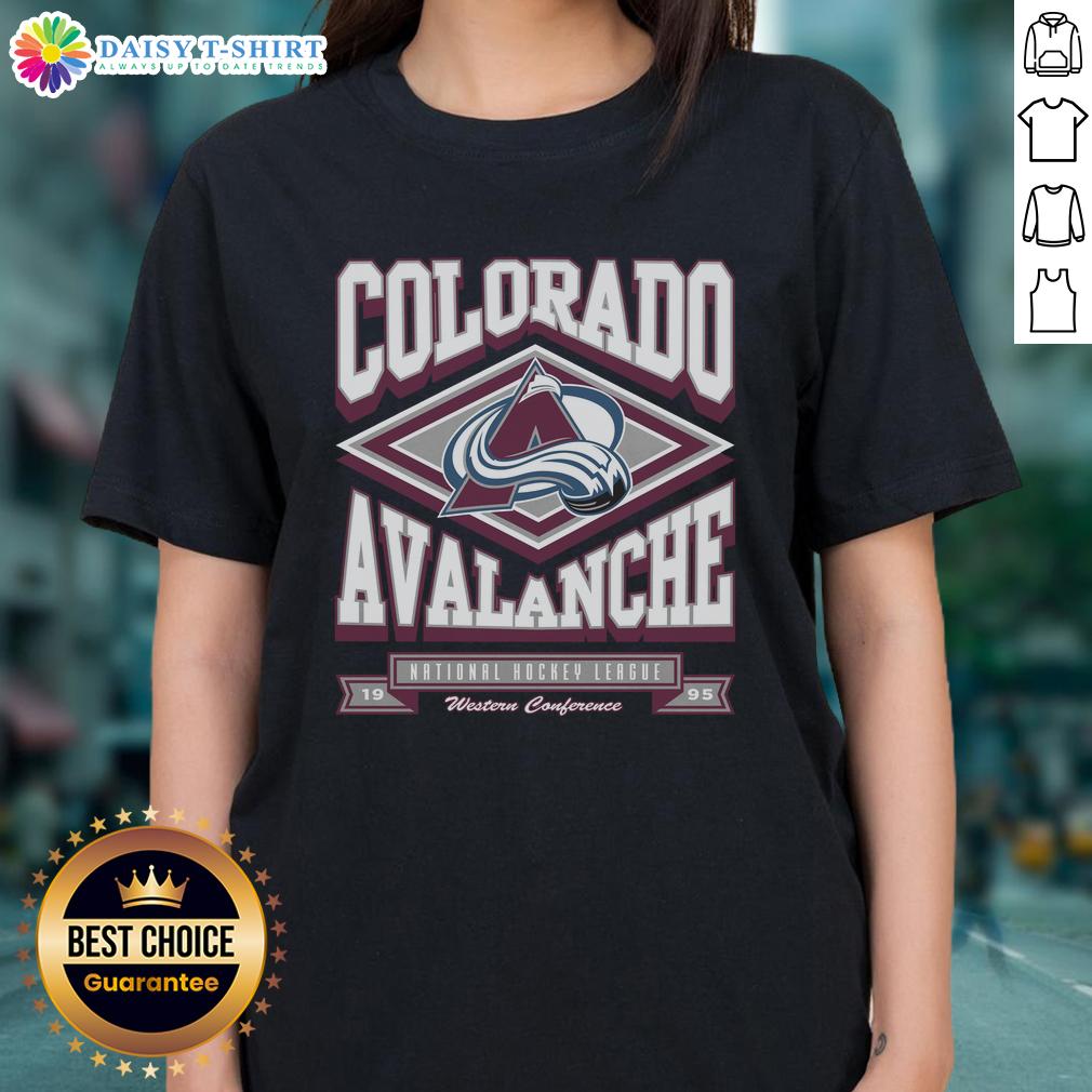 Awesome Colorado Avalanche Heater Ladies Tee Awesome Colorado Avalanche Heater Ladies Tee featuring vibrant team colors and stylish design for female fans.