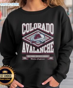 Awesome Colorado Avalanche Heater Sweatshirt in vibrant colors, perfect for fans to showcase team spirit and warmth.