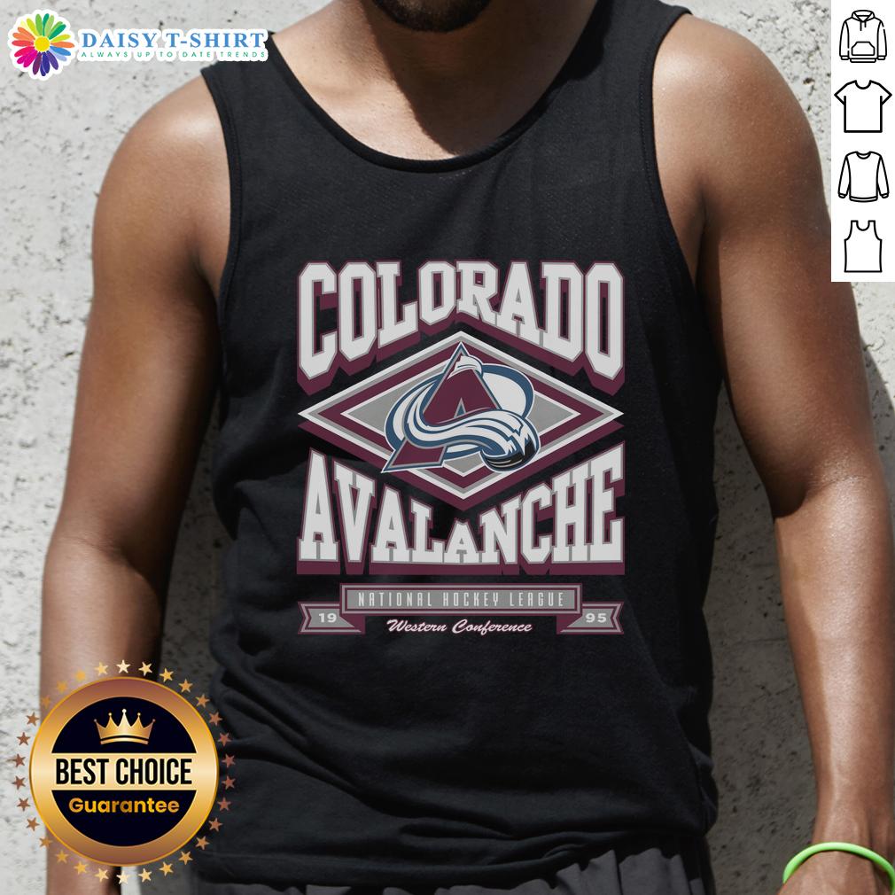 Awesome Colorado Avalanche Heater Tank Top Awesome Colorado Avalanche heater tank top featuring vibrant team colors and logo, perfect for game day wear.