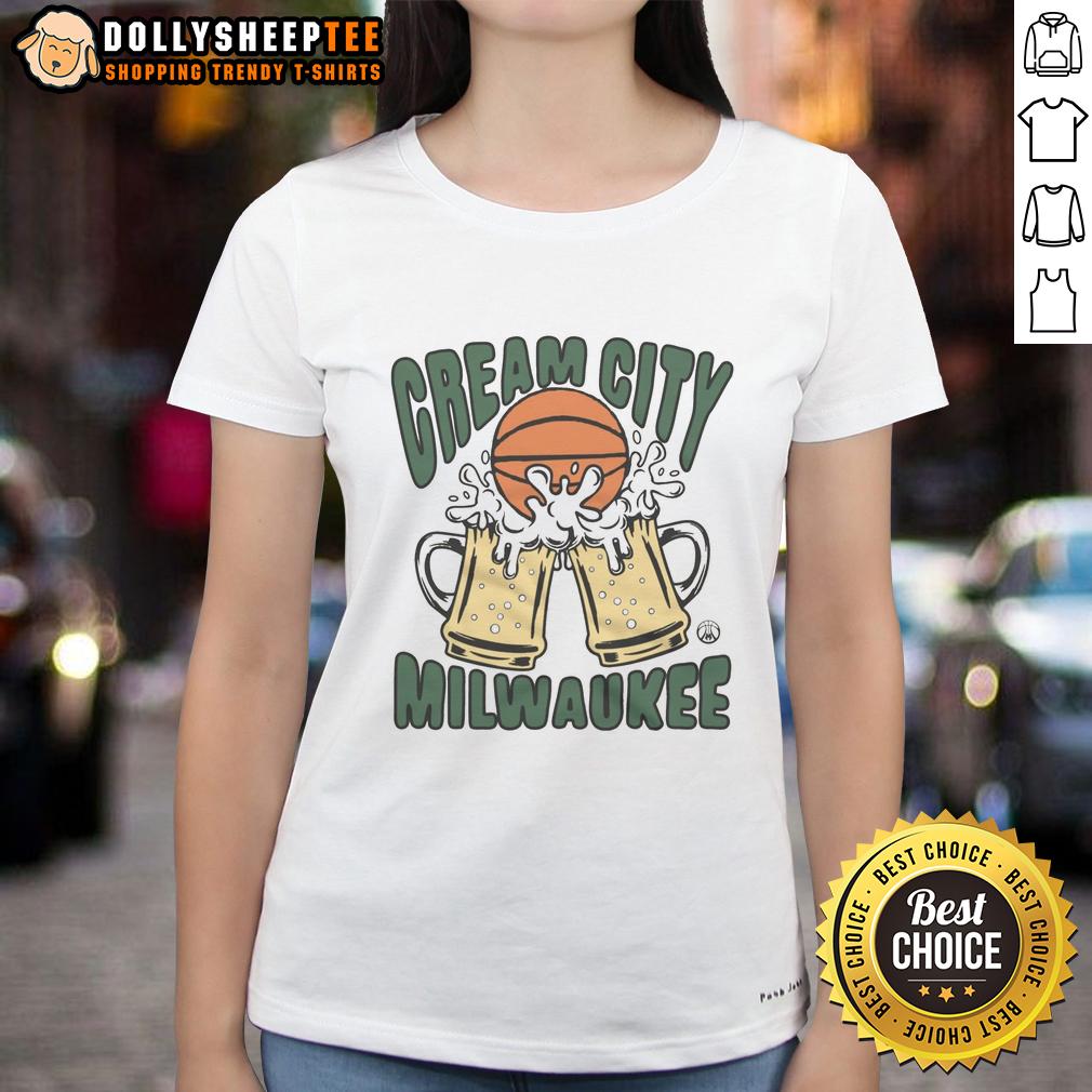 Awesome Cream City Milwaukee Ladies Tee Awesome Cream City Milwaukee Ladies Tee featuring stylish design and comfortable fit, perfect for Milwaukee fans.