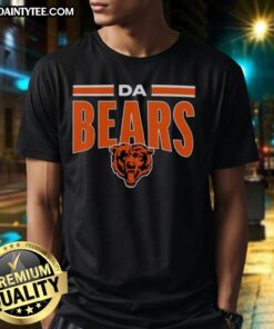 Alt Text: Awesome Da Bears Chicago Bears football t-shirt featuring bold graphics and team colors for ultimate fan style.