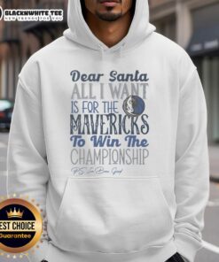 Awesome Dallas Mavericks All I Want For Christmas Hoodie featuring team logo and festive design, perfect for fans.