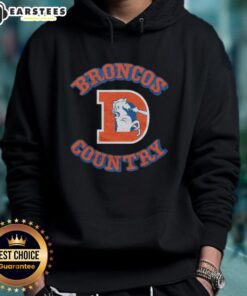 Awesome Denver Broncos Country hoodie featuring bold team colors and logo, perfect for fans and chilly game days.