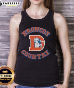 Awesome Denver Broncos Country tank top featuring vibrant team colors and logo, perfect for game day or casual wear.