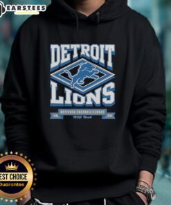 Awesome Detroit Lions Heater Hoodie featuring vibrant team colors and logo, perfect for fans to stay warm and stylish.
