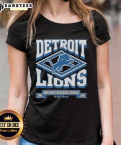 Awesome Detroit Lions Heater Ladies Tee featuring vibrant team colors and stylish design for female fans.
