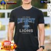 Alt Text: Awesome Detroit Lions Historic Head On T-Shirt featuring team's iconic logo and vintage design for fans.