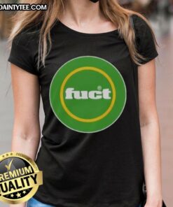 Alt Text: Awesome Fuct Circle Logo Ladies Tee featuring vibrant design and comfortable fit for stylish casual wear.