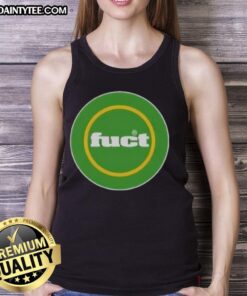 Awesome Fuct Circle Logo Tank Top featuring a bold graphic design on a stylish sleeveless shirt for casual wear.