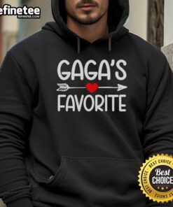 Awesome Gagas Favorite Grandchild Hoodie featuring a stylish design for grandsons and granddaughters, perfect for cozy wear.