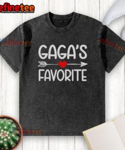 Awesome Gagas Favorite Grandchild T-Shirt featuring a playful design for grandsons and granddaughters.