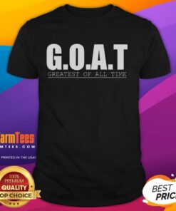 Awesome Goat Greatest Of All Time Polo T-Shirt featuring a stylish design, perfect for casual and sporty outfits.