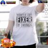 Awesome Handyman Dad T-Shirt featuring 'Knower of Stuff, Fixer of Things' design, perfect for Father's Day gifts.