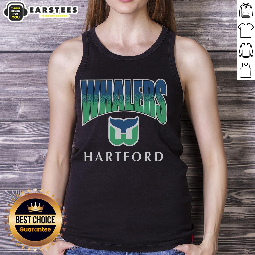 awesome-hartford-whalers-vintage-sweep-down-tank-top Alt Text: Vintage Hartford Whalers tank top featuring a classic sweep design, perfect for fans and collectors of hockey memorabilia.