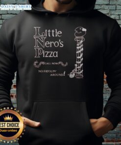 Awesome Home Alone Little Nero's Pizza hoodie featuring a fun design, perfect for fans of the classic holiday movie.