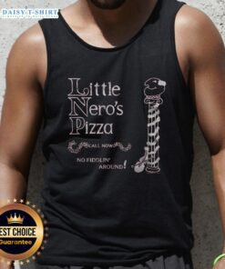 Awesome Home Alone Little Nero's Pizza tank top featuring a fun design inspired by the classic holiday movie.