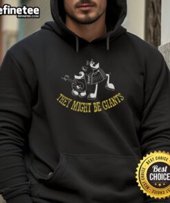 Alt Text: Awesome Homestar Runner They Might Be Giants hoodie featuring vibrant graphics and a comfortable fit for fans.