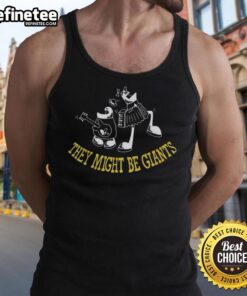 Alt Text: Awesome Homestar Runner They Might Be Giants tank top featuring vibrant graphics and a comfortable fit for fans.