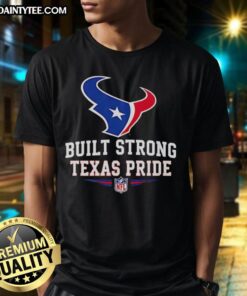 Alt Text: Awesome Houston Texans Football T-Shirt showcasing strong Texas pride with bold team colors and logo design.