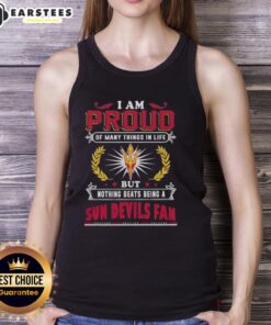 Arizona State Sun Devils fan tank top featuring 'Awesome I Am Proud' design, perfect for showing team spirit and pride.