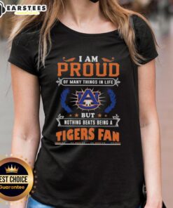 Alt Text: Auburn Tigers fan wearing a ladies tee that expresses pride in being part of the Auburn community.