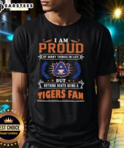 Awesome Auburn Tigers fan T-shirt showcasing pride with bold graphics and vibrant colors for dedicated supporters.