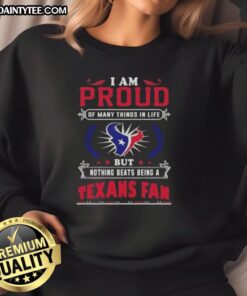 Awesome sweatshirt for Houston Texans fans, showcasing pride in team spirit and love for football.