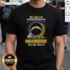 Awesome I Don'T Need Evidence If You Don't Like The Los Angeles Chargers T-Shirt featuring bold graphic design.