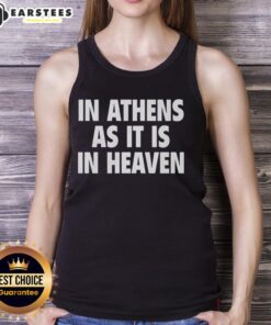 Awesome in Athens as it is in Heaven tank top featuring a stylish design, perfect for summer wear and casual outings.