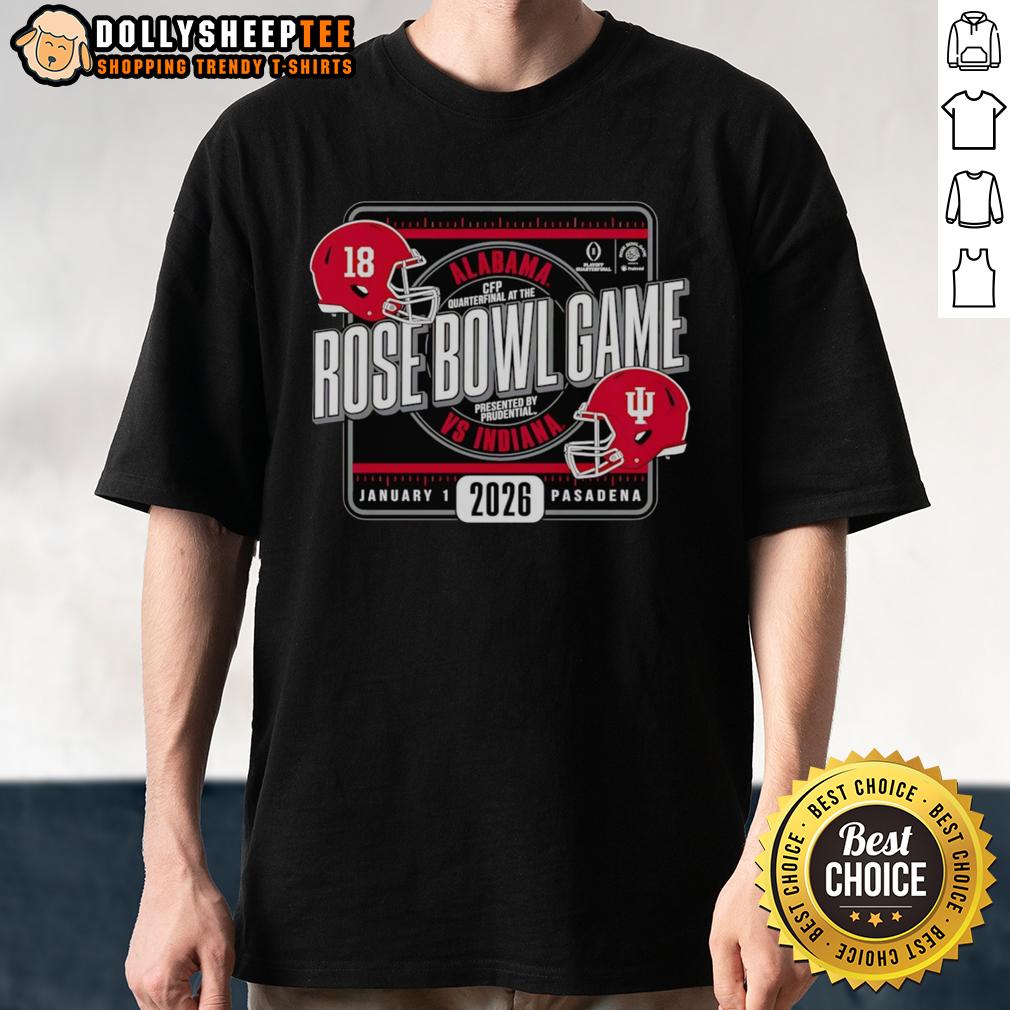 Awesome Indiana Football 2026 Rose Bowl Game Head To Head T Shirt Awesome Indiana Football 2026 Rose Bowl Game Head To Head T-Shirt featuring team colors and logo design.