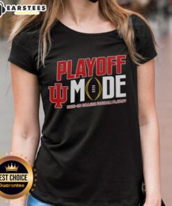 Awesome Indiana Hoosiers Built to Be Champions 2025 Ladies Tee featuring vibrant team colors and stylish design.