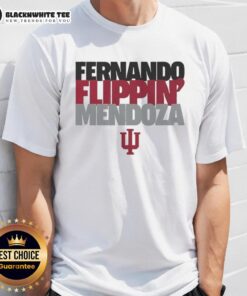 Awesome Indiana Hoosiers Football T-Shirt featuring Fernando Flippin' Mendoza Player of the Year design.