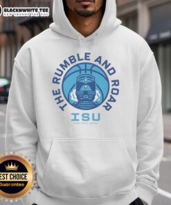 Awesome Indiana State Sycamores basketball hoodie featuring 'The Rumble and Roar' design, perfect for fans in Terre Haute.