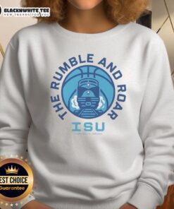 Awesome Indiana State Sycamores Basketball sweatshirt featuring 'The Rumble and Roar' design, perfect for fans.