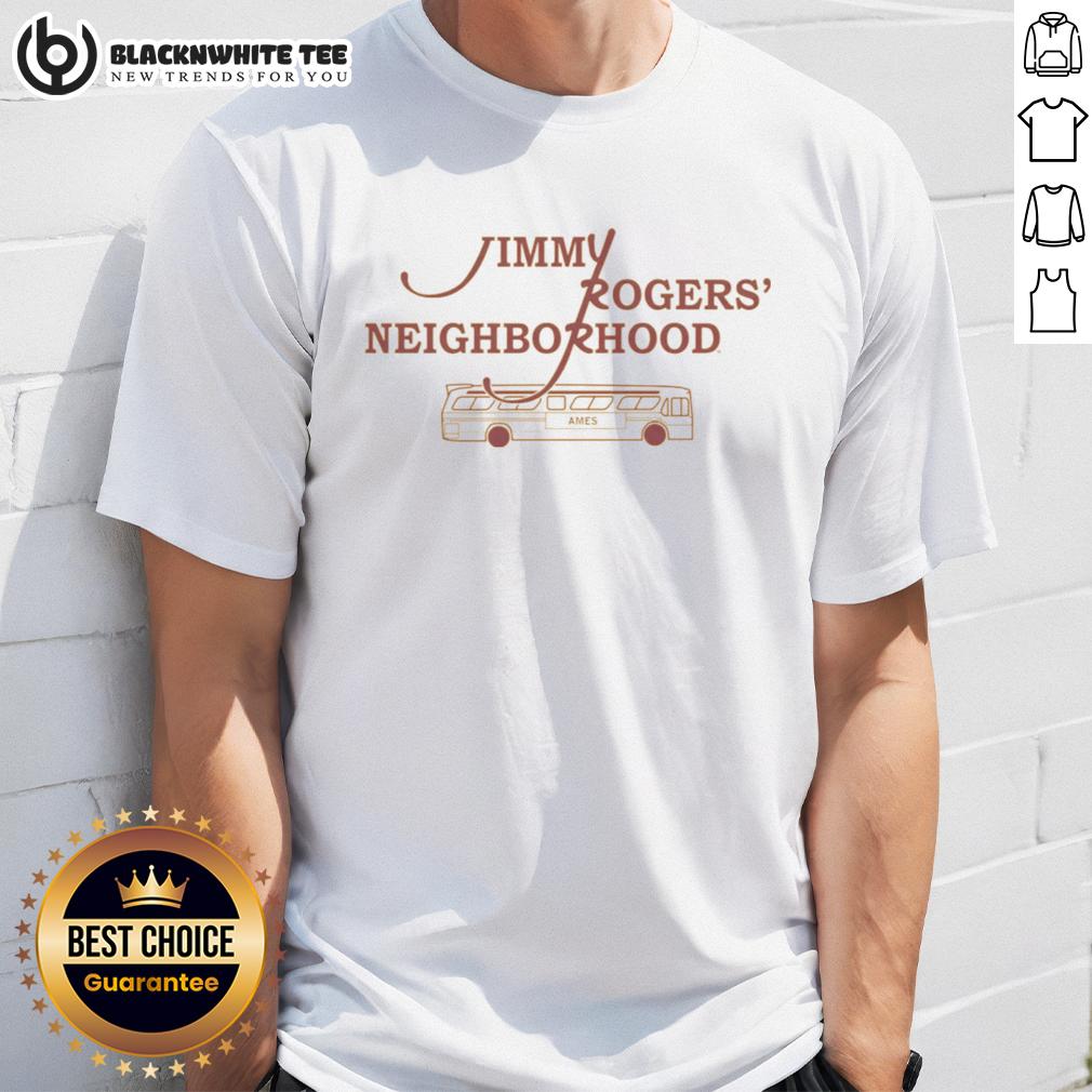 Awesome Jimmy Rogers' Neighborhood Gold T Shirt Awesome Jimmy Rogers' Neighborhood Gold T-Shirt featuring vibrant design and comfortable fit for fans and collectors.
