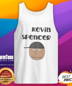 Alt Text: Awesome Kevin Spencer character tank top featuring vibrant graphics and a comfortable fit for casual wear.