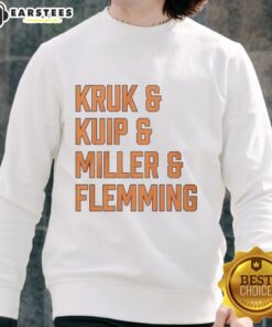 Stylish Awesome Kruk and Kuip and Miller and Flemming sweatshirt, perfect for fans and casual wear.