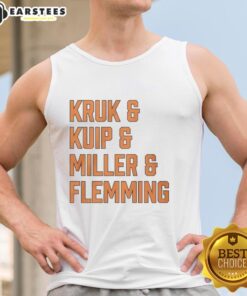 Stylish Awesome Kruk and Kuip and Miller and Flemming tank top featuring vibrant graphics and comfortable fit.