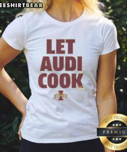Awesome Let Audi Crooks Iowa State Cyclones women's basketball logo on a stylish ladies tee shirt.