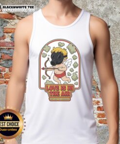 Awesome Love Is In The Air gas clouds tank top design featuring vibrant colors and whimsical cloud patterns.