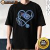 Awesome Love Tennessee Titans Stethoscope Headphones Fans T-Shirt featuring vibrant team colors and stylish design for fans.
