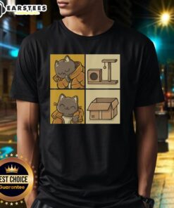 Awesome Meme Cat T-Shirt featuring a playful cat graphic, perfect for cat lovers and meme enthusiasts.